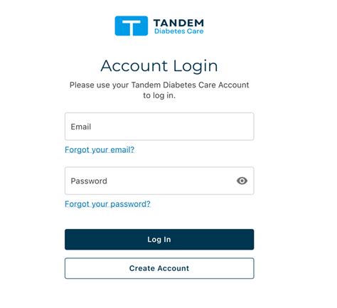 tandem source login